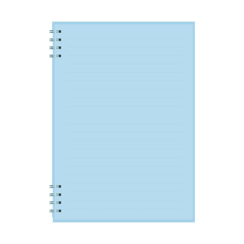 Rough Draft Mini Spiral Notebook with Saying, 8.5" X 6.75" with Pockets and 160 Lined Pages, One Day at a Time