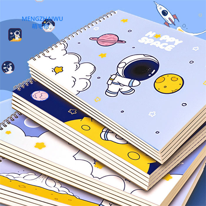Cute Korean Wholesale Stationery China Import Anime Color Drawing Book Thick A4 Artist Watercolor Bulk Sketchbooks A4