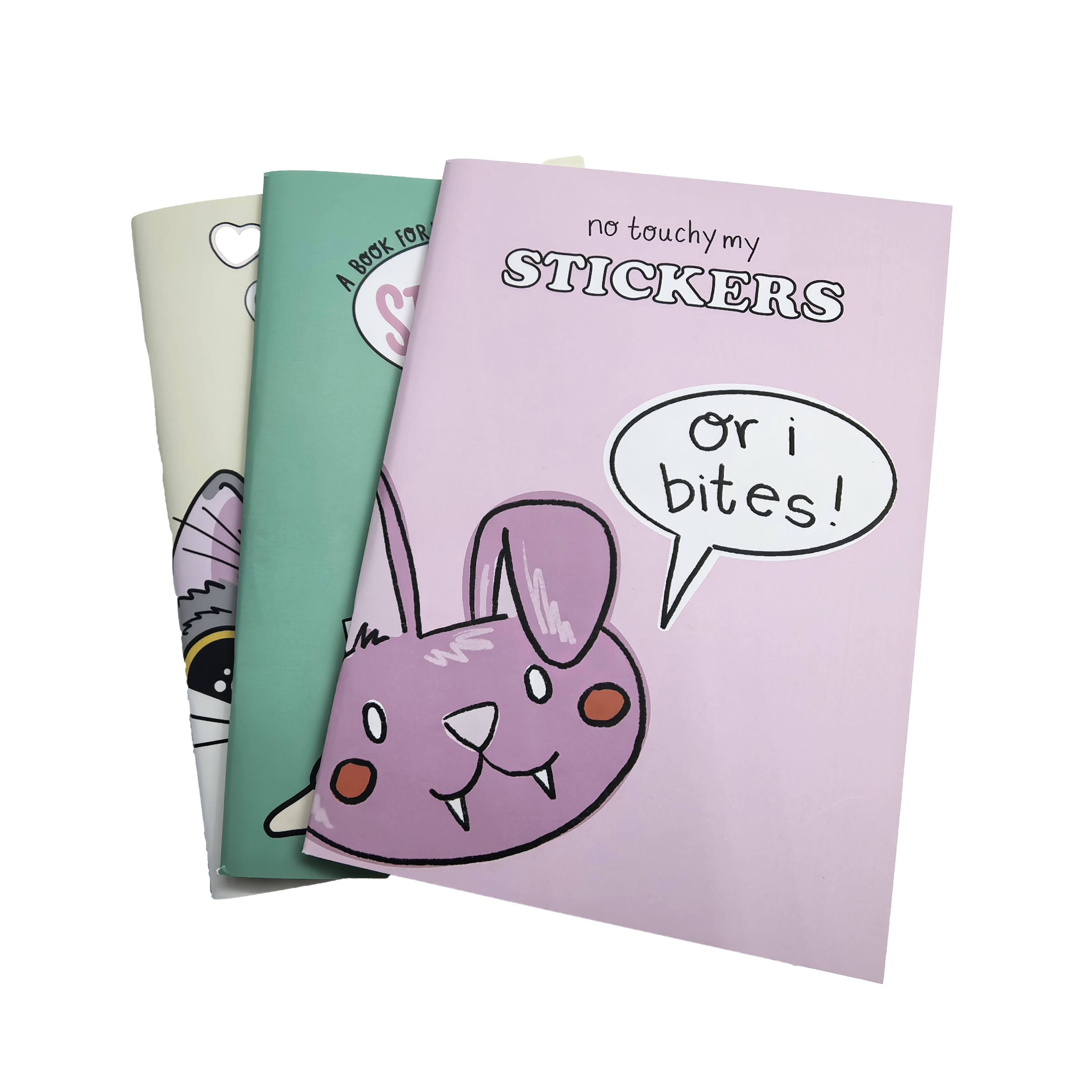A5 Custom Reusable Removable Sticker Book Low Moq Double Sided Blank Release Paper for Stickers Collection