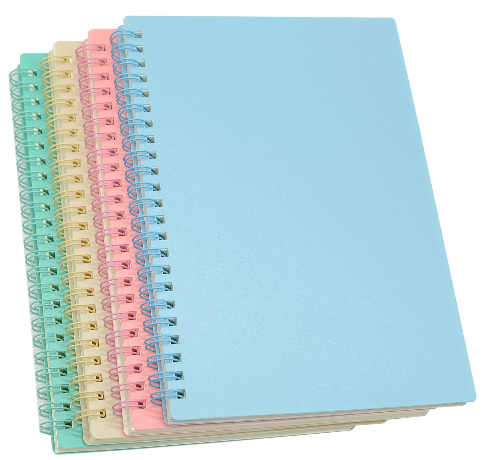 Wholesale Custom College Ruled Hardcover Spiral Monochrome Plain Coil Notebook With Logo