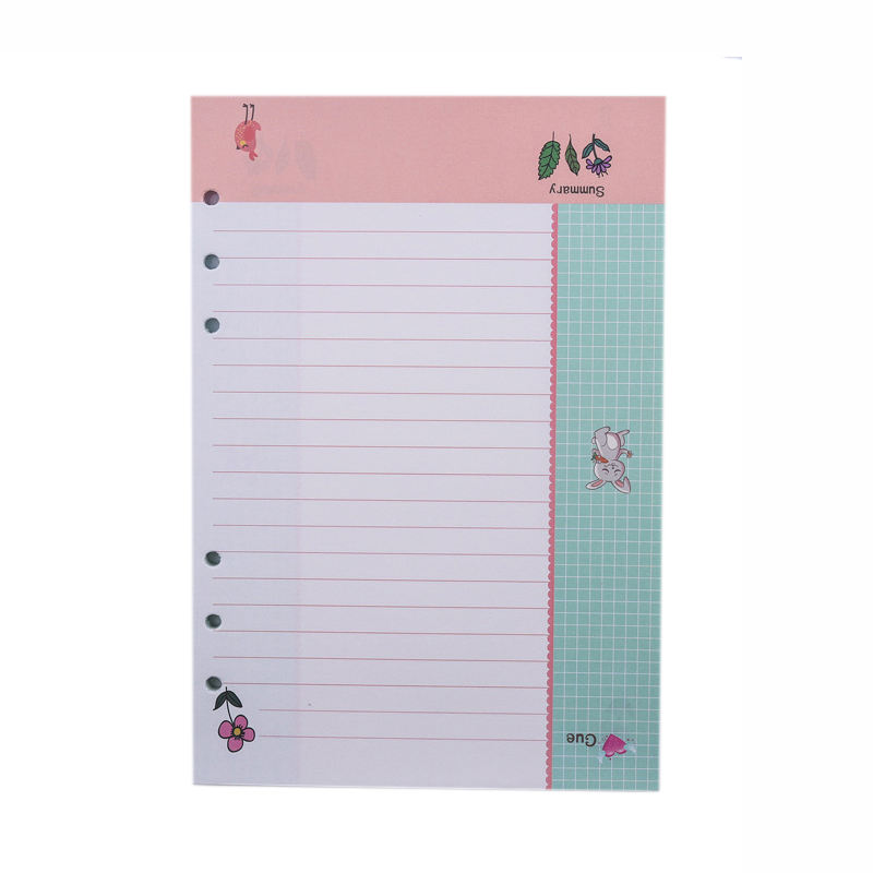 Hot Selling Stock A5 A6 B5 Transparent PP Cover Notebook Grid Ruled Lines Cornell Grid Dot Inner Sheet Spiral Notebook