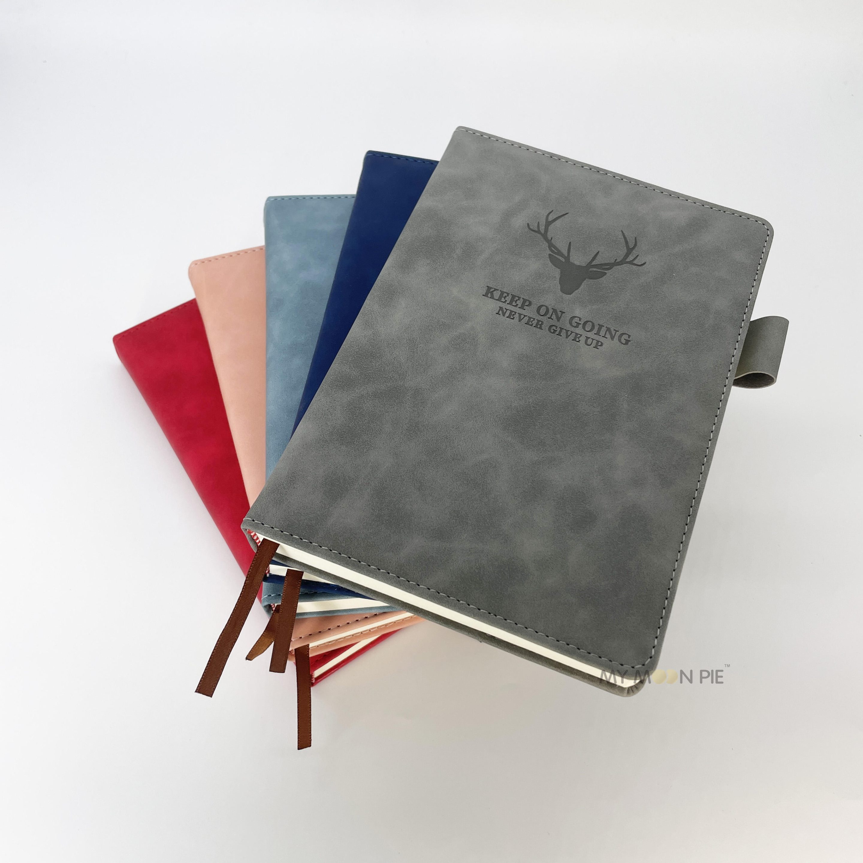 Wholesale Custom Logo PU Leather A4 A5 A6 Sublimation Blank Journal Notebook Cover for Heat Transfer Printing