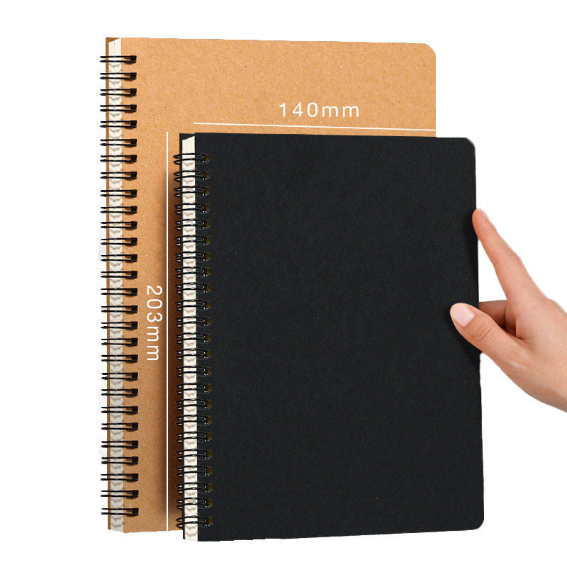 CAGIE Paper Cover A5 Spiral Notebook for School Students Halloween Candy Festival Cute Notebook Composition Book
