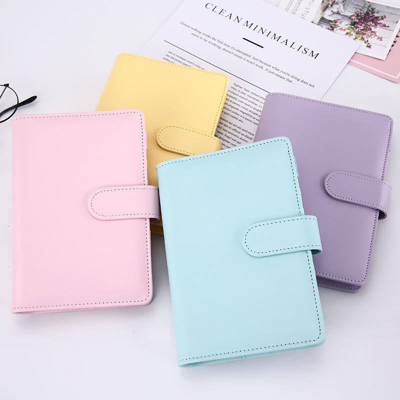 A5 A6 Binder Planner Cover Custom Pu Leather Office Supplies Notebook