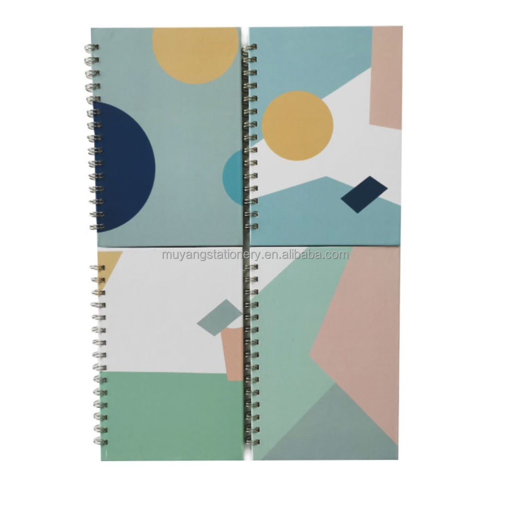Leather Writing Journal Notepad Vintage Unlined Embossed Spiral Travel Blank Diary Notebook