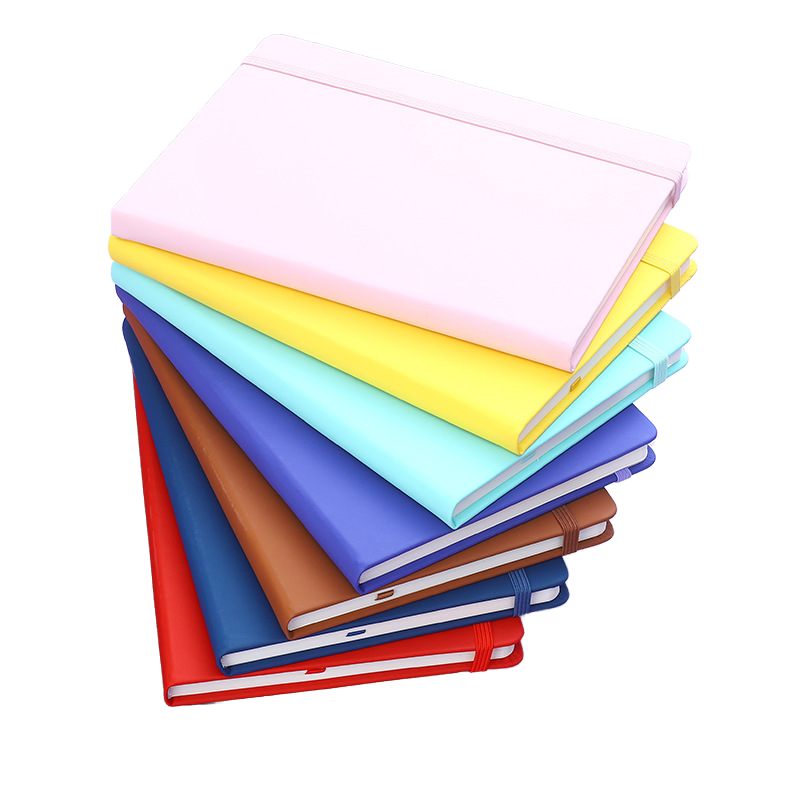 Cheap Notebook 2025 Pocket Diary Journal Colorful Notepad Lined Pages Customized logo A6 Size PU Leather Small Notebook
