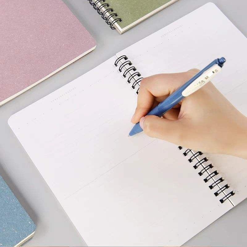 B5 Size Simple Pvc 6 Hole Spiral Journal Notebook Inner Page 60sheets