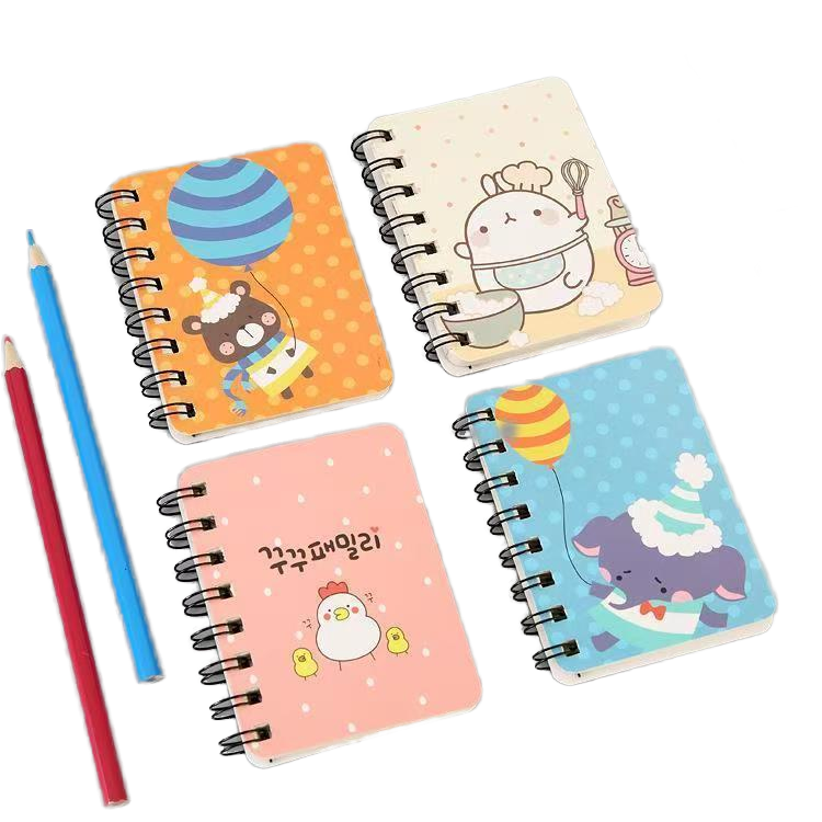 Classic Reporter Style A4 Top Spiralbound Unique Note Pad Custom Notepads Soft Cover Squared Corners Notebook
