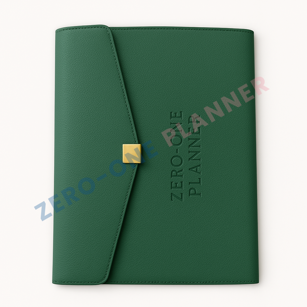 Custom A4 A5 A6 A7 A8 Clutch Leather 6 Ring Binder Planner Journal Notebook Cover Budget Binder Wallet Portfolio Organizer