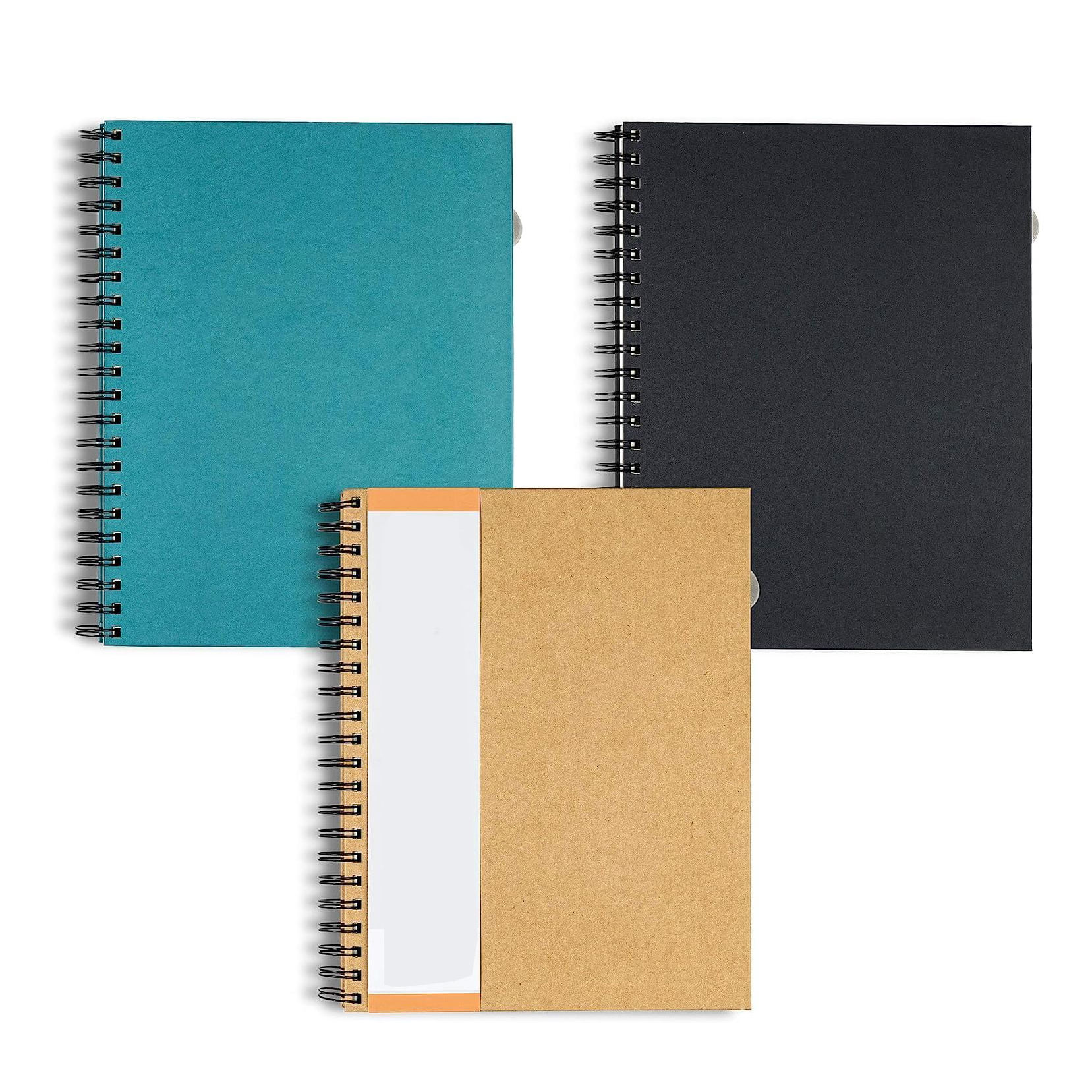 Eco School Stationery Workbook Fitness Rules Journal Hard Cover Spiral Notebook for Student A4 Size