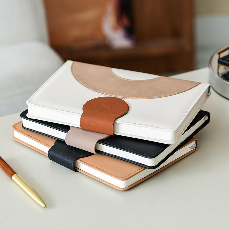Wholesale Notebook Promotional A5 Business Dotted Journals Notebook PU Leather Hardcover Notebooks with Embossed logo