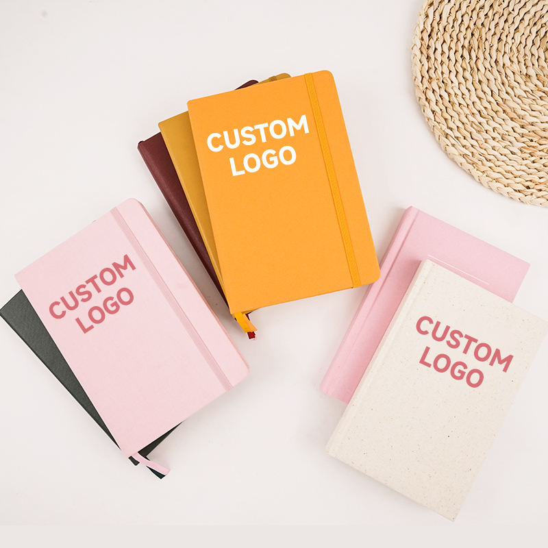 2025 2026 A4 A5 A6 B5 Vagan Leather College Ruled Ivory White Horizontal Line Office College Ruled Notebook Planner Journal