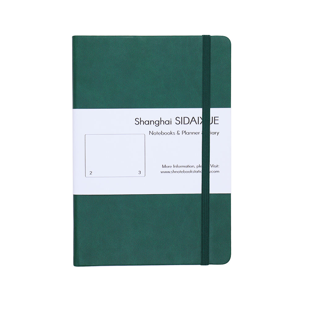 Minet Journaling Supplies A5 Planner Faux Leather Cover Custom Printing Diary Note Books Journal Cuaderno Notebook for Students