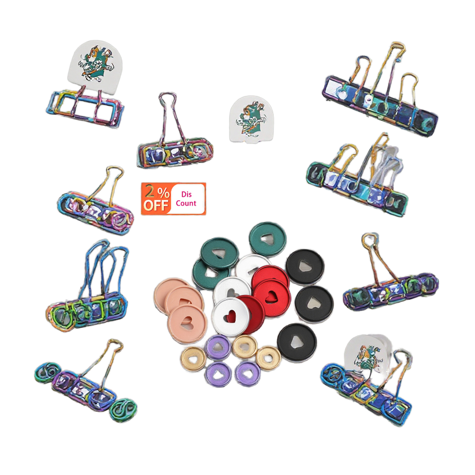 Disc Binding Discs for Discbound Notebook Mushroom Hole Planner Scrapbooking Rings Office School Notebook