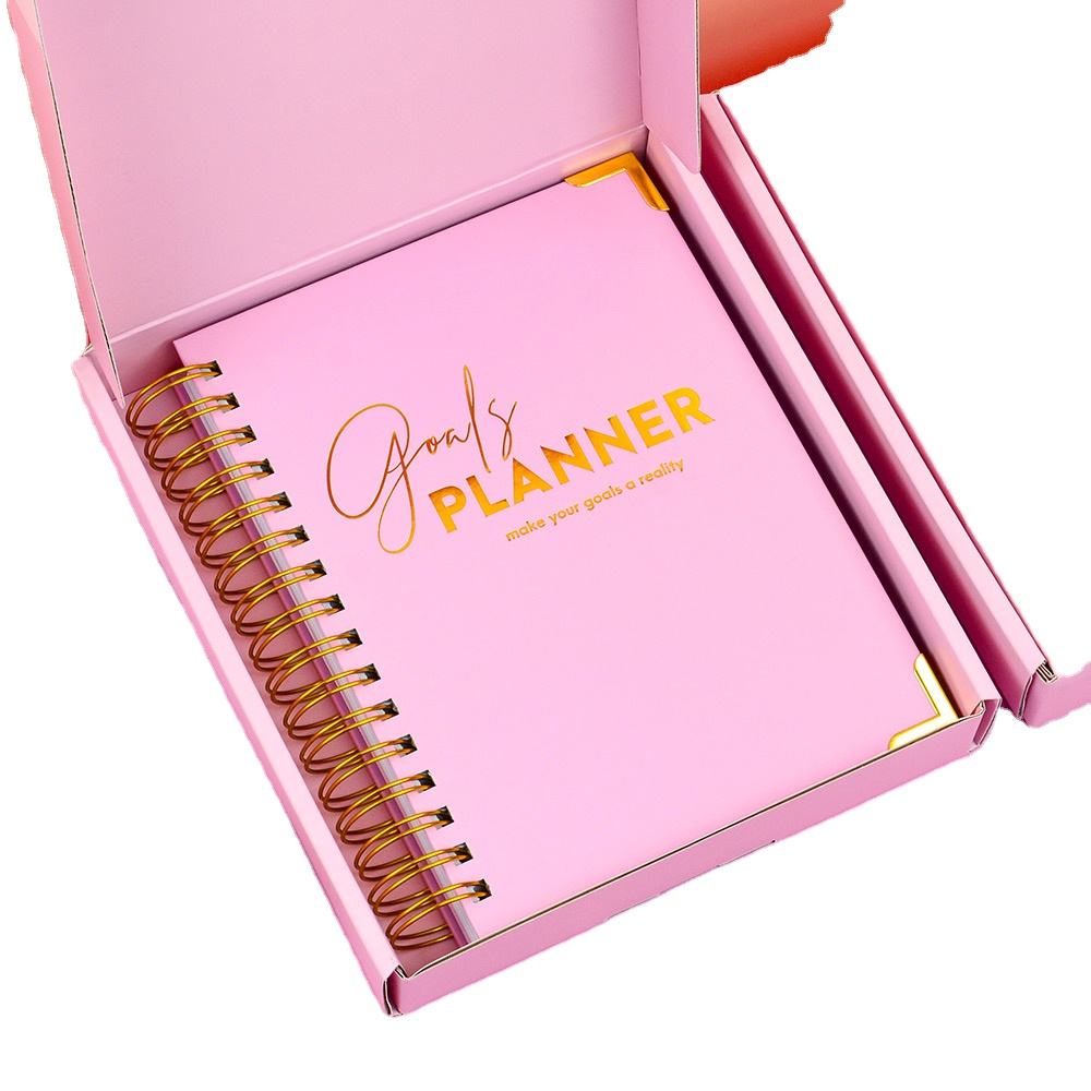 Best Selling A6 Eco-friendly Spiral Binding Kraft Cover Student Stationery Notebook With Ball Pen