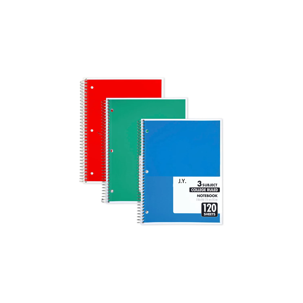 Hot Selling Subject Notebooks Custom Printing Spiral Journals A4 B4 Size Notebook for Campus Office Libreta