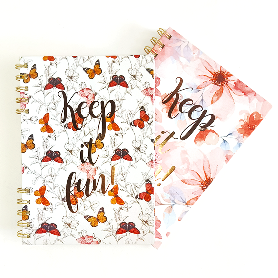 Custom Paper Cover Notepad Five Star Spiral Binding Small Notebook Lined Pages Loose Leaf Notebook for Student Kid Birthday Gift