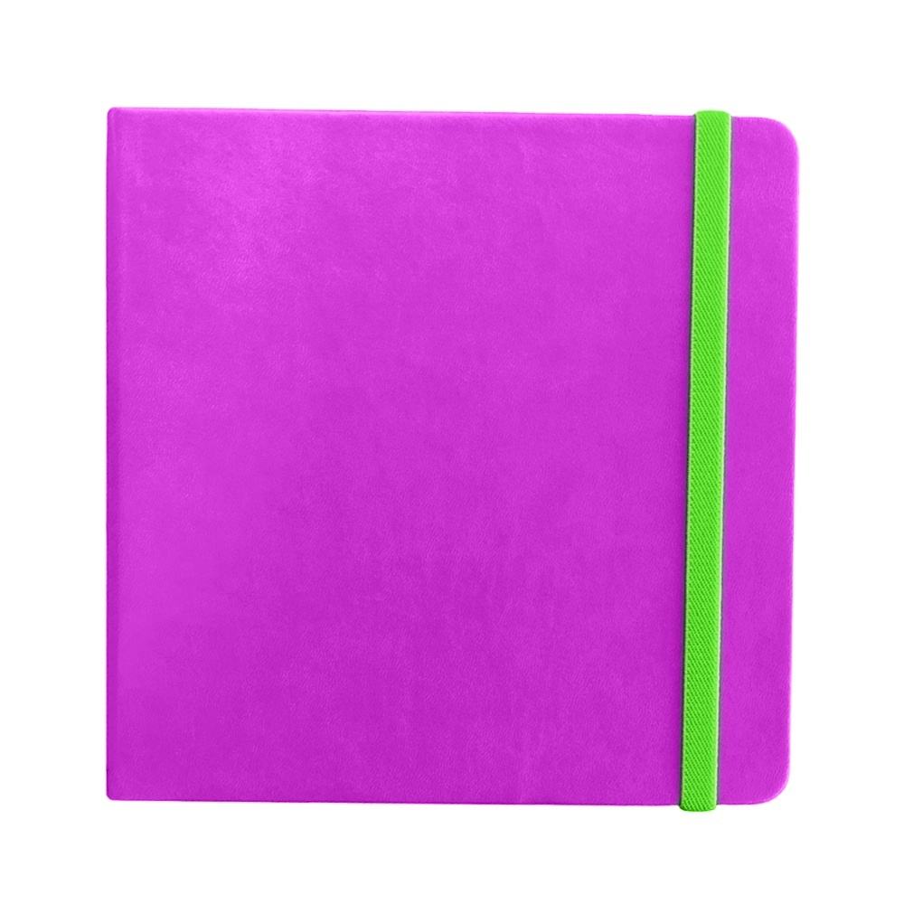 Hot Sale High Quality Custom Logo PU Hardcover Square Watercolor Journal Professional Stationary Sketchbook