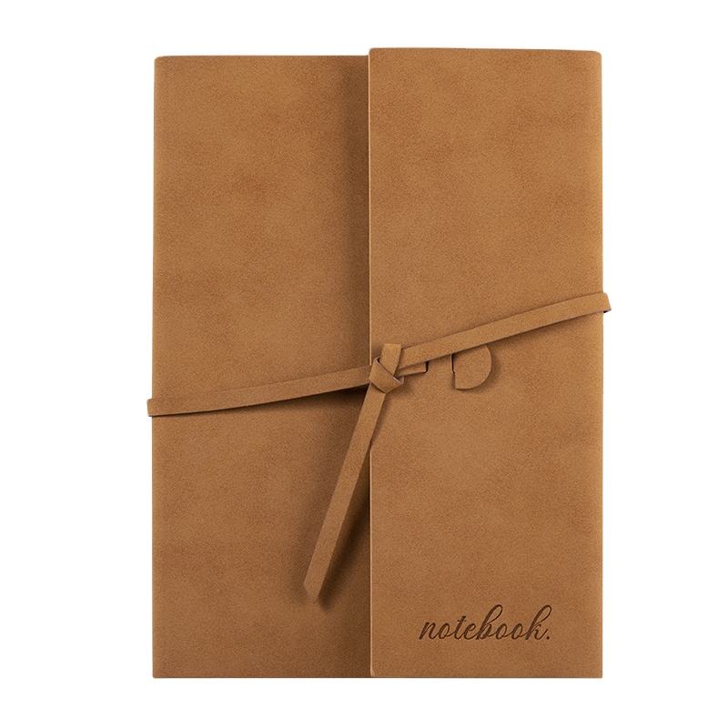Custom Print Durabl Diary Soft Cover Real Leather Spiral Notebook Custom Journal A5 Notebook Soft Cover
