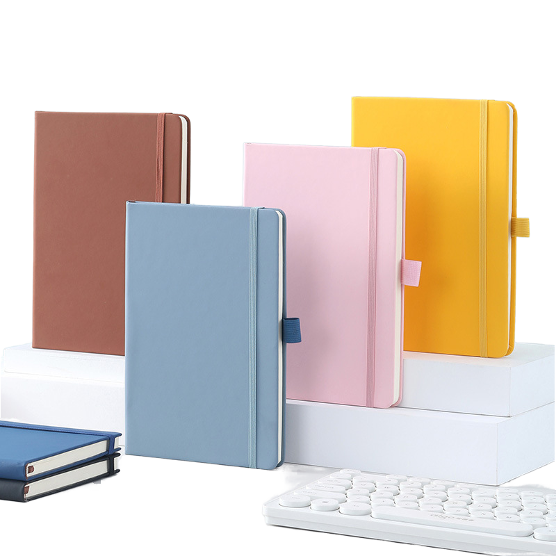 A5 High Quality Notebook Super Thick Thick Notepad Business Hot Gold Soft Leather Meeting Record Book Office Journal