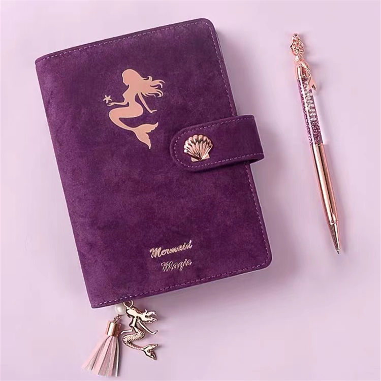 Custom Printing B5 A5 A6 Soft PU Leather Cover Notebook Fashion Simple Lined Journal Plain Diary Student Planner