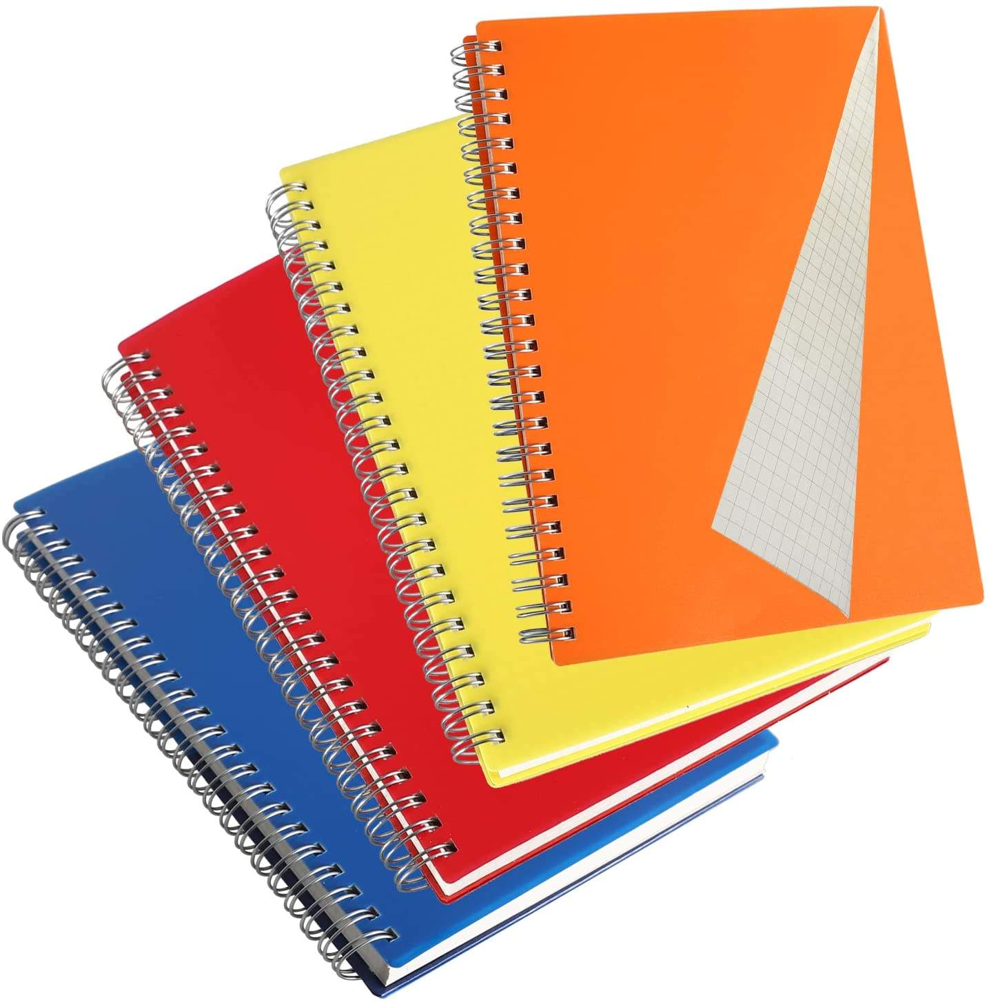 Wholesale Graph Paper Spiral Notebook with 120Gsm Thick Paper