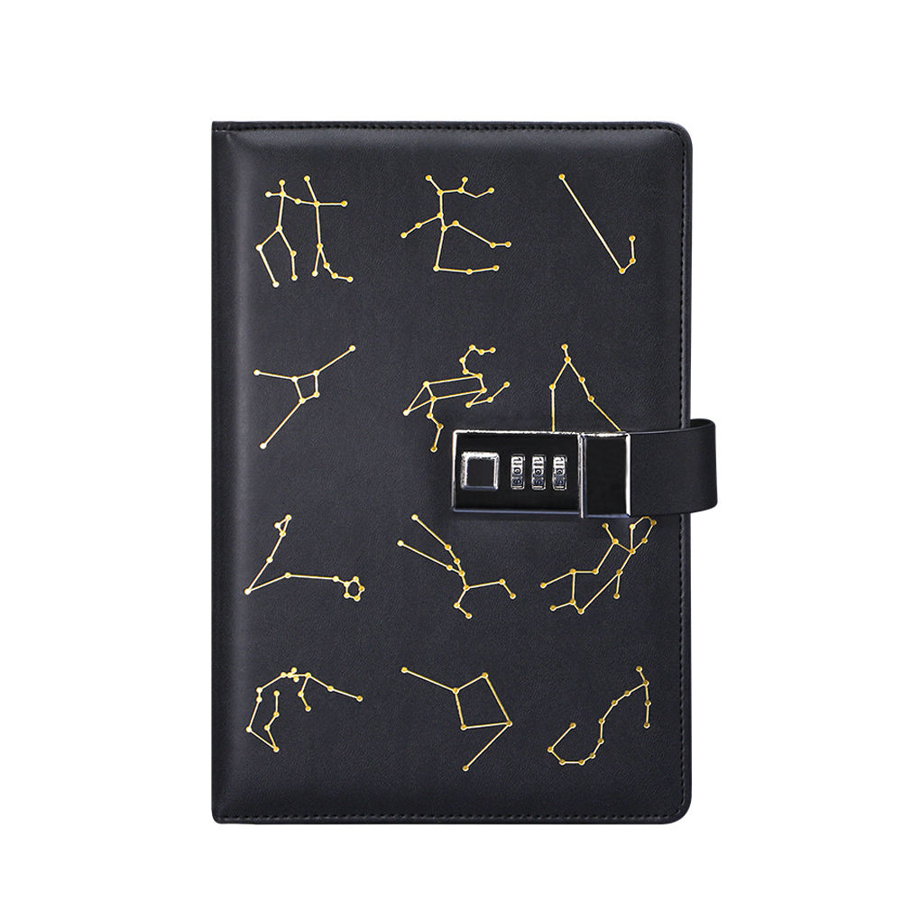 Coffee Cork PU Leather Stitching A5 Foldable Phone Holder Journal Note Book 1000mah Wireless Charging Notebook with Charger