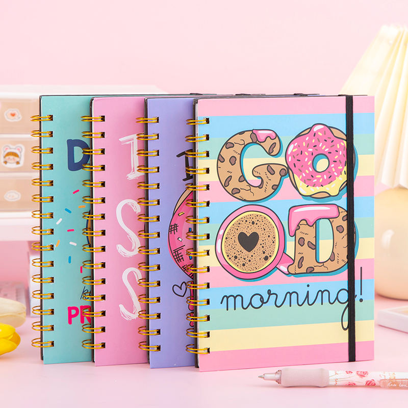 Factory Custom Printing A4 A5 Note Book Hardcover Bound Journal Spiral Notebooks for Gift