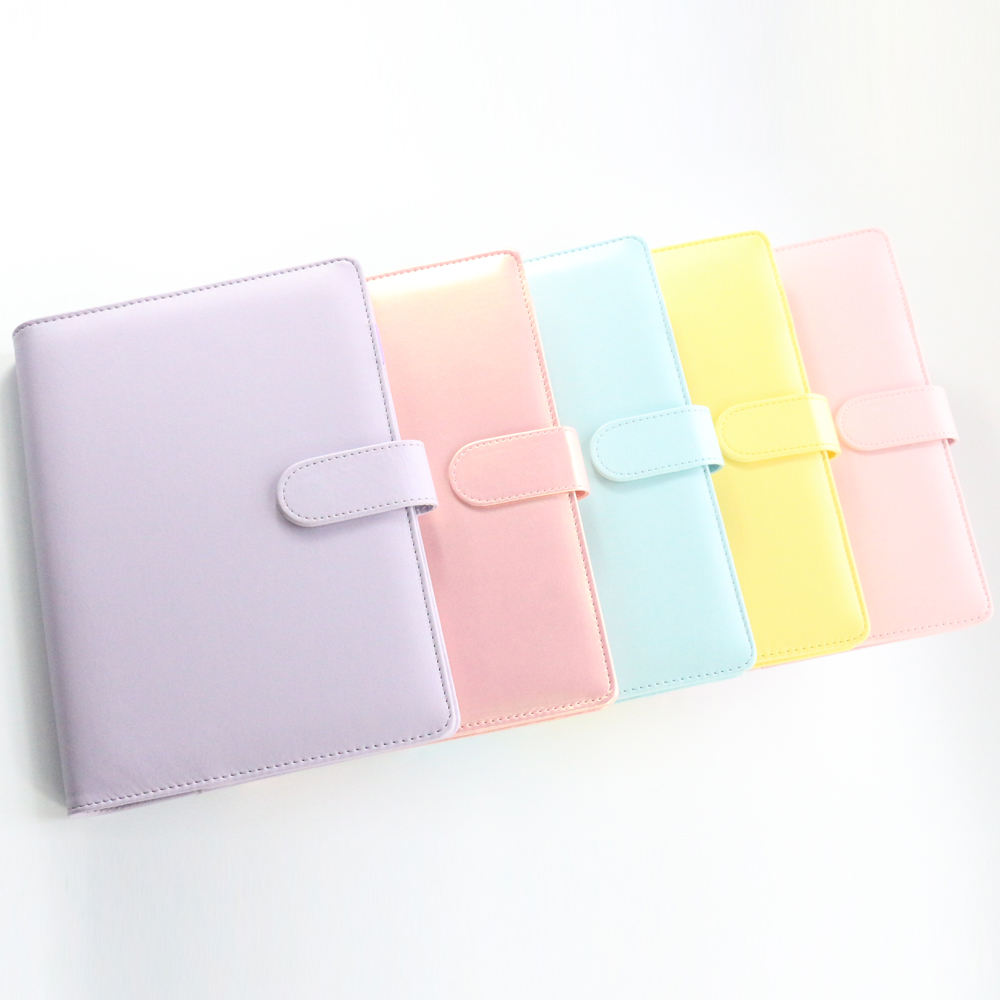 A5 A4 Hardcover Spiral Binder Trendy Customizable Cover Blanks Journal for School 100 Sheets Sublimation Leather Notebook