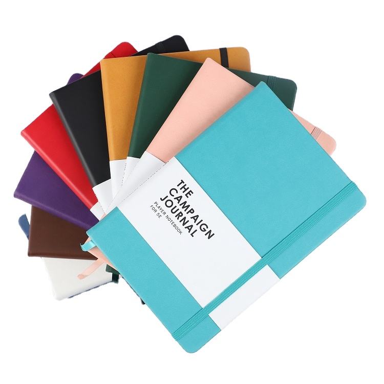 Wholesale Customized A4 B5 A5 PP Hardcover Spiral Notebook All Lined Printing Thicken Notebook For Students High Quality Diary