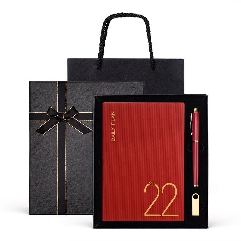 Hongbo Best A5 Epi Leather Hardcover A5 Budget Binder for Book, Notebook, Planner & Journals with Pen Loop for School, Office