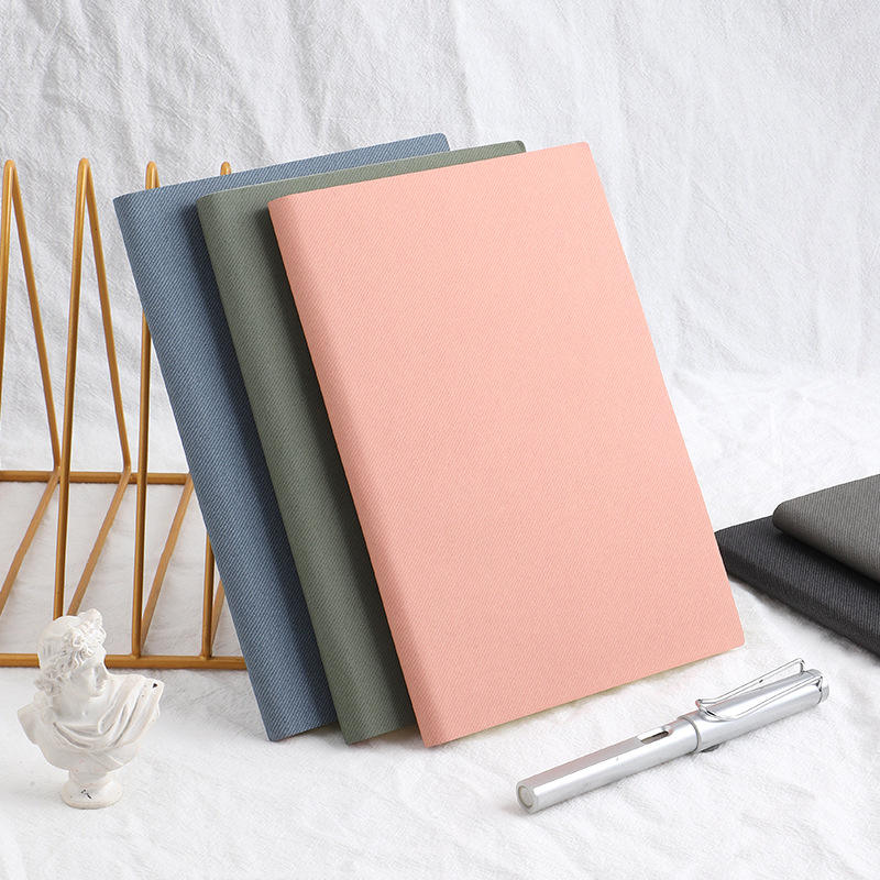 2025 Custom Logo Cute A5 Notebook Pink PU Leather Cover Pen Holder Magnetic Journal Multifunctional Planner for Secret Girls