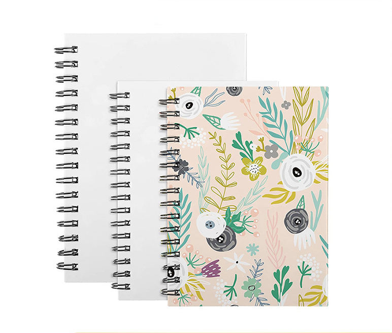 Sublimation White Journal A4 A5 A6 Blank Notebook Sublimation Blank Journals Spiral Notebook Planner Sublimation Journals