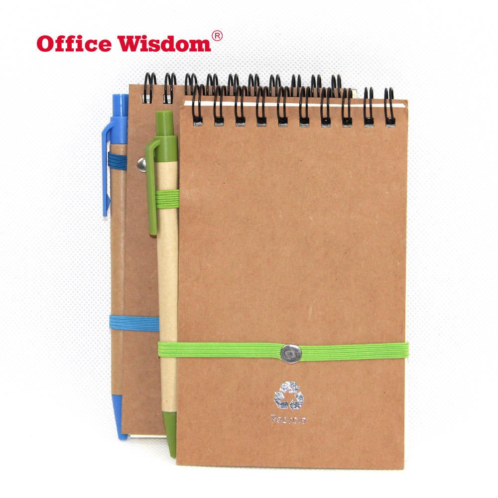 Inner Blank 160GSM Kraft Paper Cover A3/A4/8K/A5/16K Sketchbook Spiral Notebook Drawing Notepad