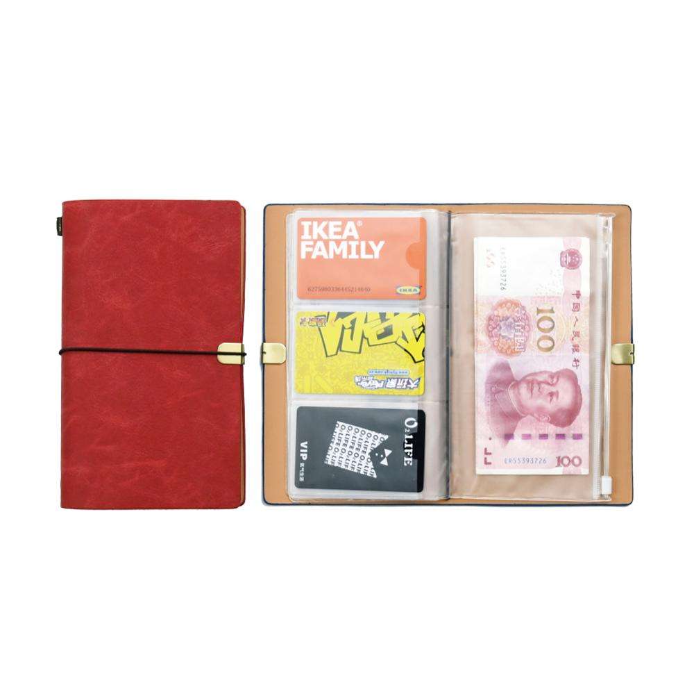 Custom logo A5 Soft Cover Sketchbook Refillable Notebook PU Leather Handmade Diary with Elastic Band Student Planner