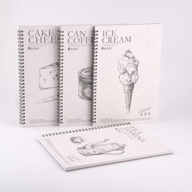 Popular love Drawing A4 A5 Size Spiral Sketch Book Agenda Notebook