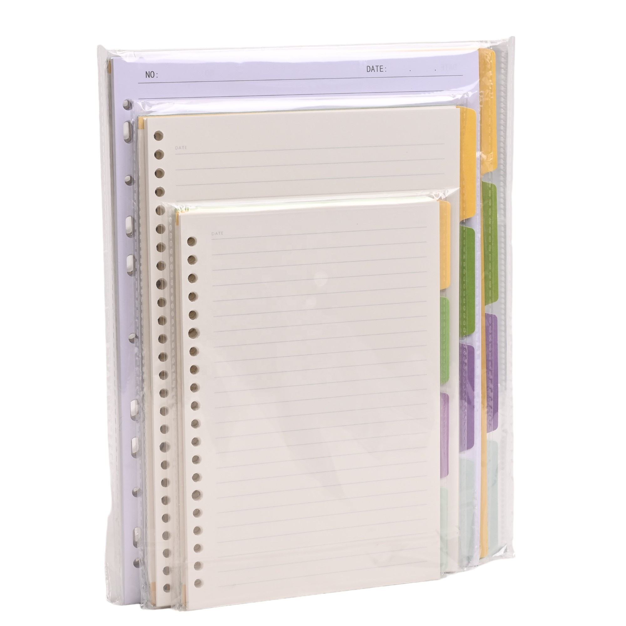 Diy Notebook A4 A5 B5 Journal Loose Leaf Binder Notebook Refill Paper Sheets Accessories for Planner Diary Notebook