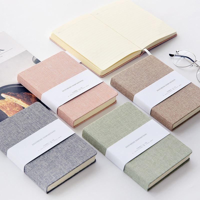 New Loose Leaf Hardcover Office School Spiral Notebook Stationery Supplies A6 A5 B5 80sheets Dots Line Grid Paper Customize Logo