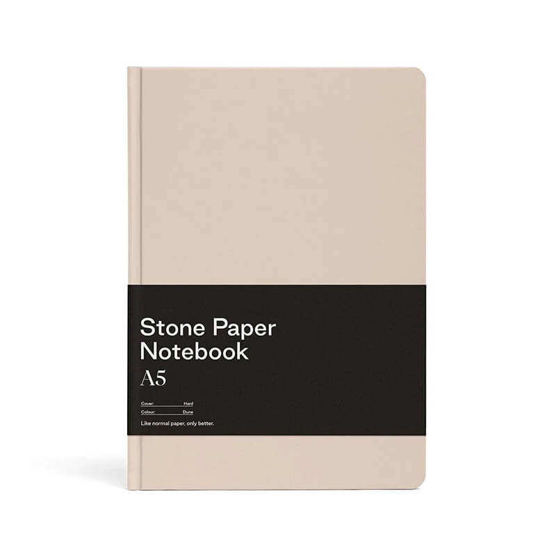 GuangAo Custom Printing logo Page Layout A5 Hardcover Notebook Daily Weekly Stone Paper Planner