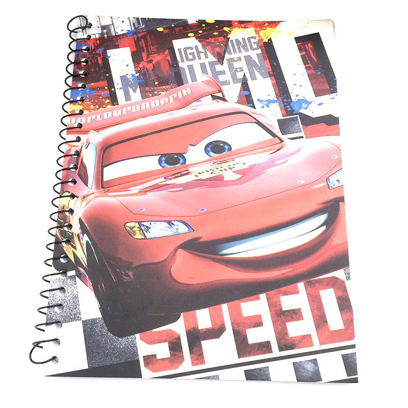 A6 A5 B5 Clear Plastic Cover Spiral Notebook Dotted Lined Grid Black Inner Sheet Paper Journal Note Book with Transparent Cover