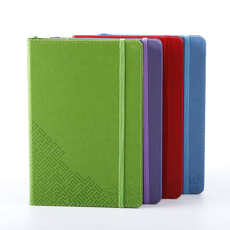 Luxury Leather Agenda Organizer A4 A5 Binder Diary Custom Ring Bound Notebook with Magnetic square Buckle