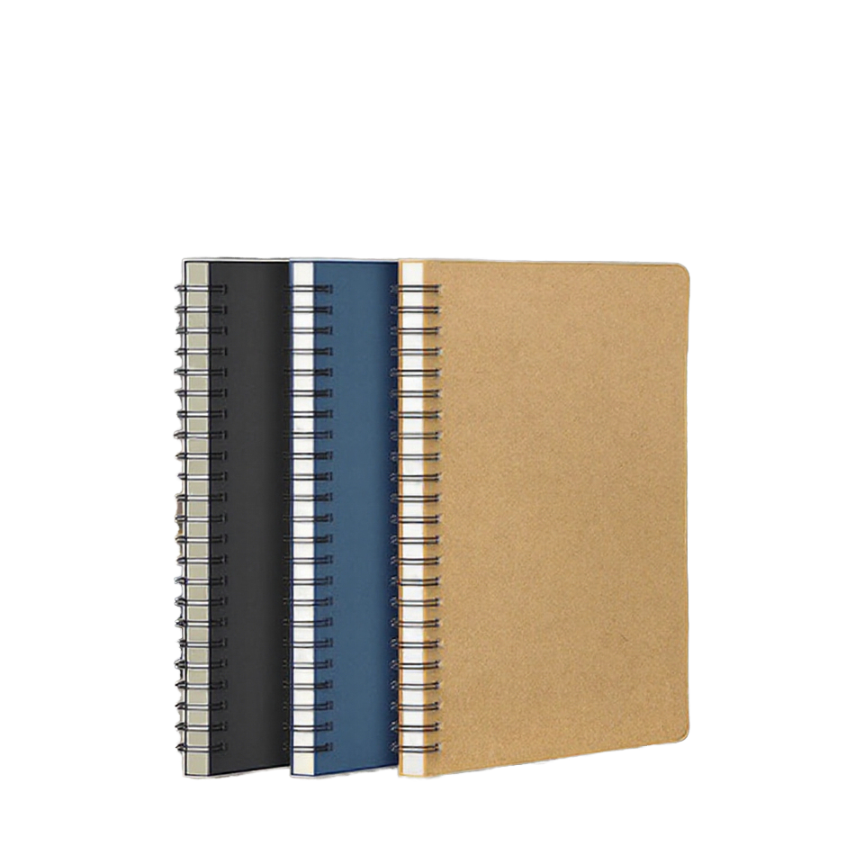 Wholesale 9.25" X 11.7" College Ruled Paper for Note Taking A4 Spiral Notebook Hardcover for School