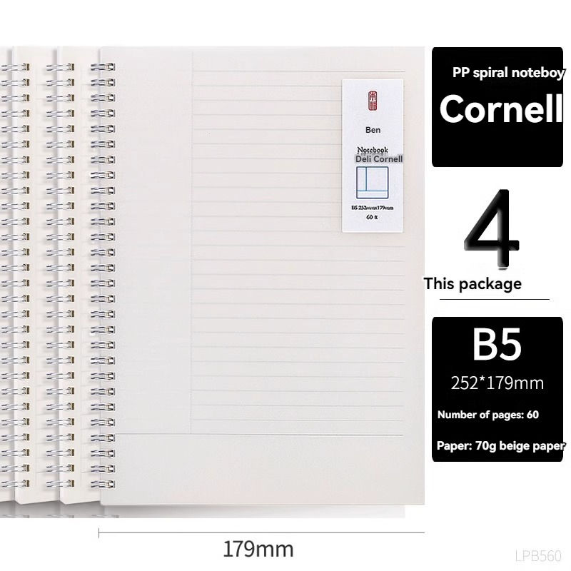 Cornell Notes Spiral Notebook Wholesale | For Effective Note-Taking | Manufacturer Cornell Notes Spiral Notebook Wholesale | For Effective Note-Taking | Manufacturer