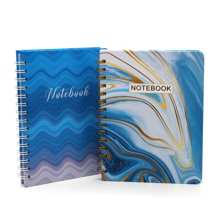 Custom Diary Gift Set Five Star Spiral Luxury Pu Leather Journals Custom Sublimation Blank Red Notebook