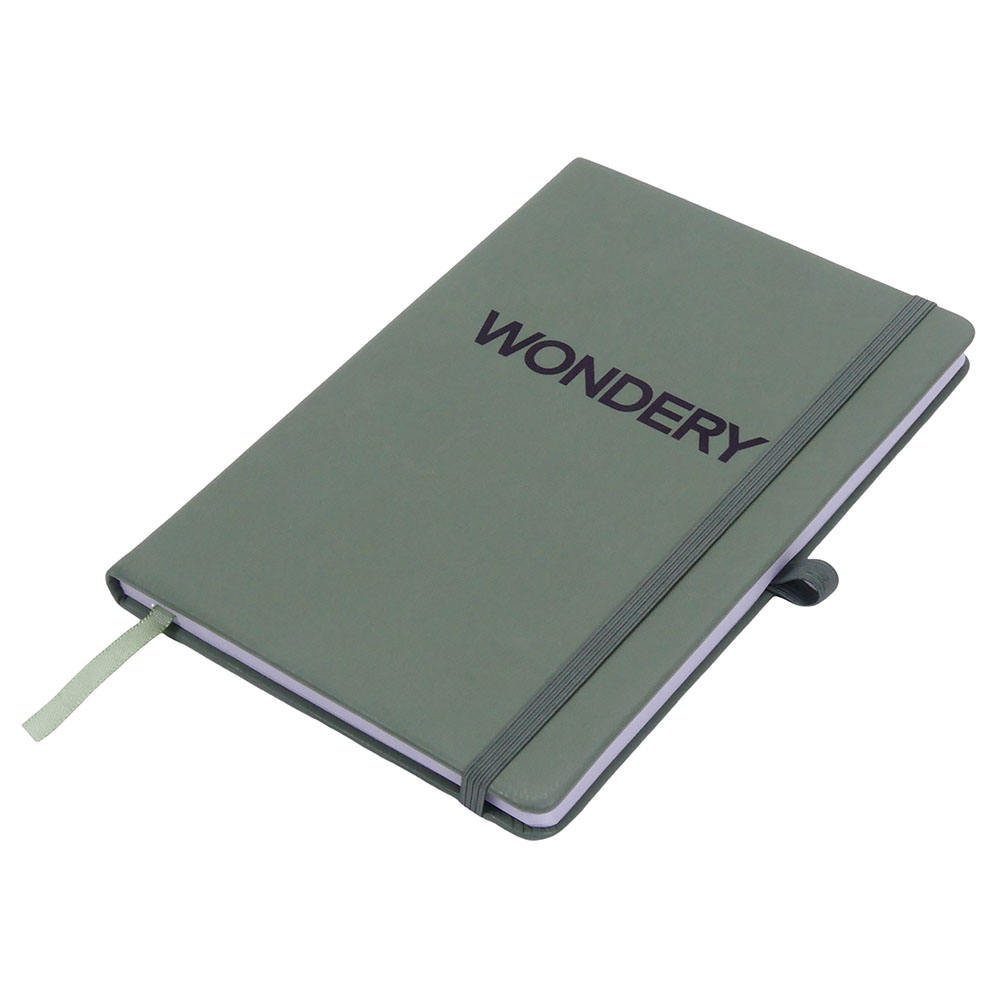 2024 2025 Promotional Sublimation OEM Business Note Book A5 Custom Logo Pu Leather Hardcover Journal Notebook With Pen Holder