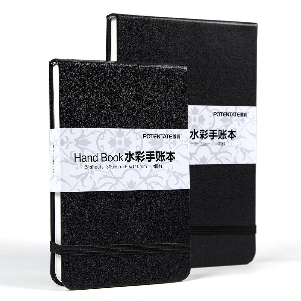 300gsm 24 Sheets Watercolor Pad Sketch Stationery Notebook for Drawing Marker Sketch Supplies