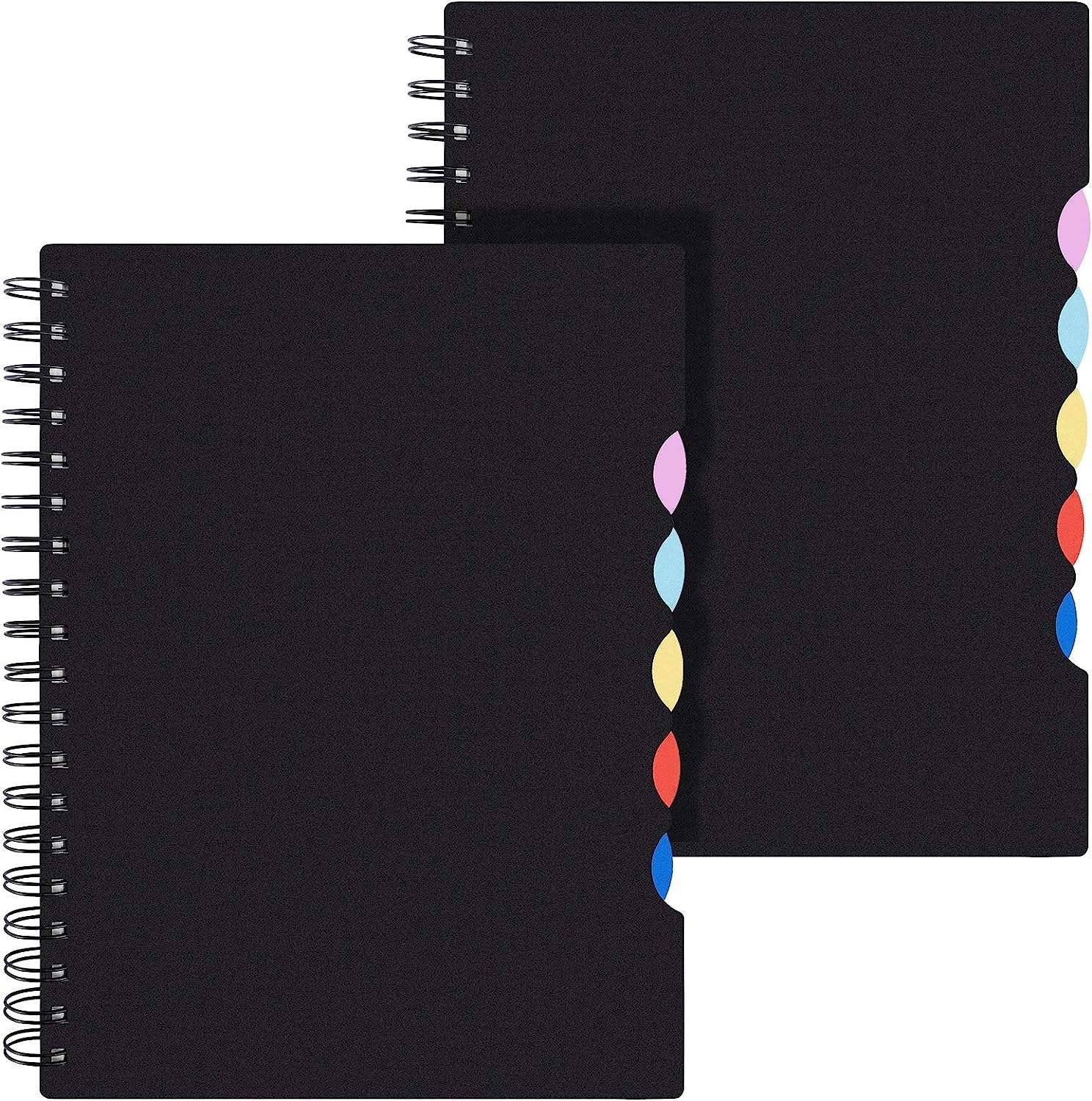 Custom Printed School Spiral Notebook A5 Size Multi-Subject Pp Cover Journal/Diary Office Cute Cloth Perfect Business Gift