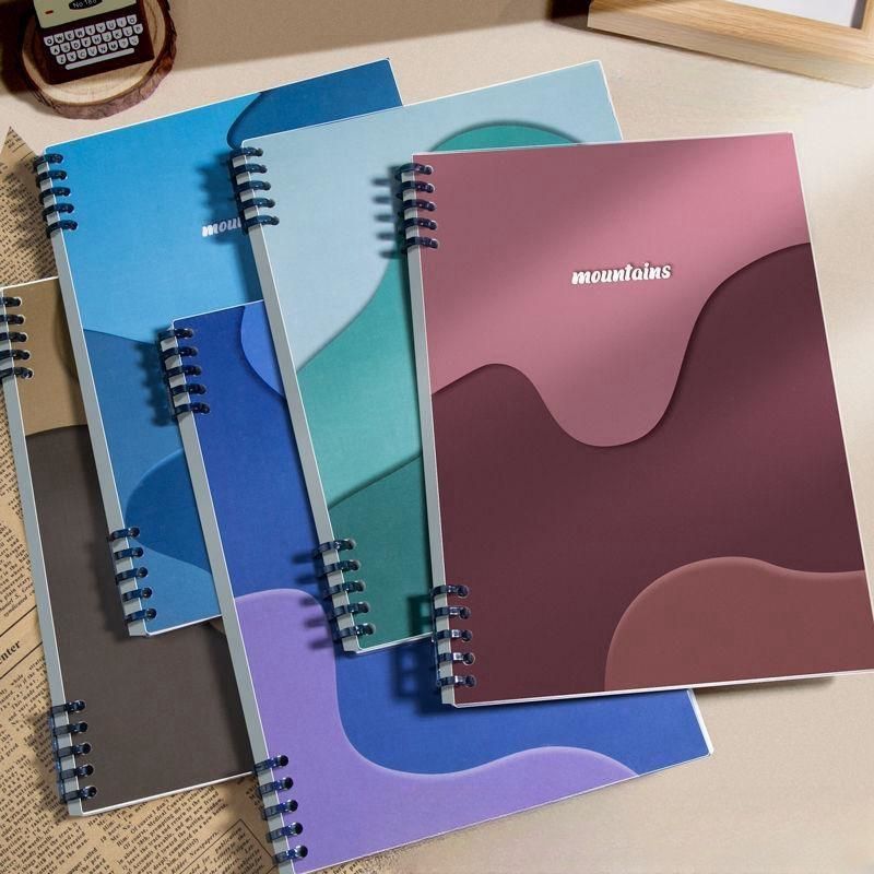 New Arrival 80 Sheets Waterproof Quick Dry Journal Transverse Line Gridding Ppcover Diary Wholesale A5 A4 B5 Binder Notebook