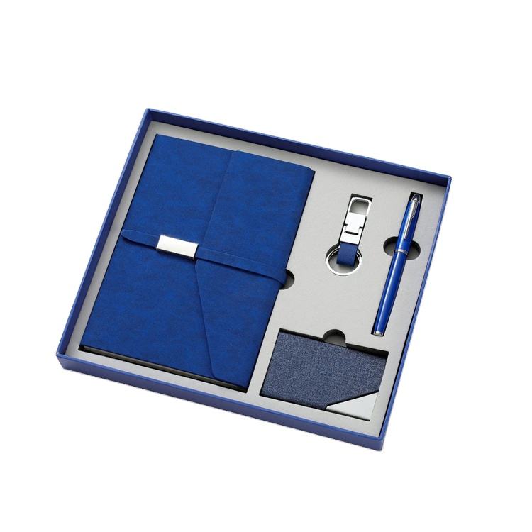 Best Selling 2024 PU Leather Corporate Gift Set with Diary Notebook and Pen Corporate