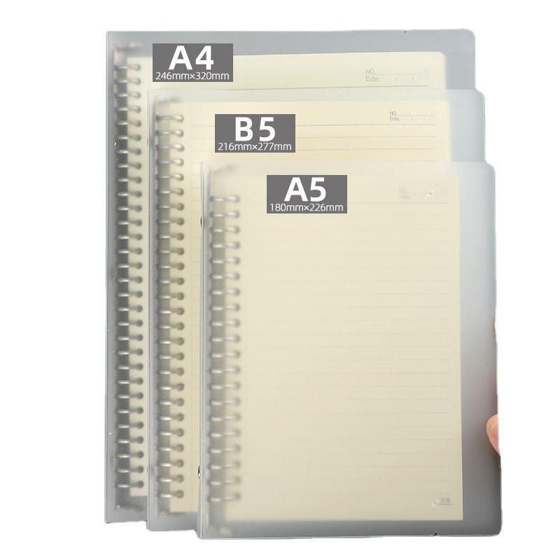 Deli L5070 Spiral Notebook Cornell Large Business B5 Horizontal Line Grid Dot Matrix Blank Spiral Book 50K Student Stationery
